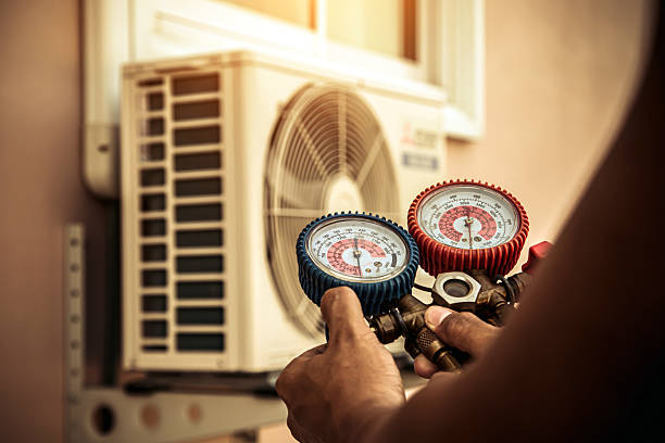 Professional Furnace Repair technician working in Marshall, MO